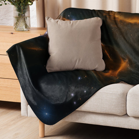 Butterfly Nebula Dreams Fluffy Blanket