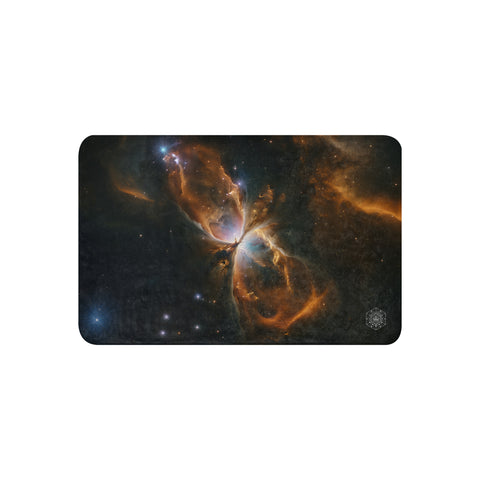 Butterfly Nebula Dreams Fluffy Blanket