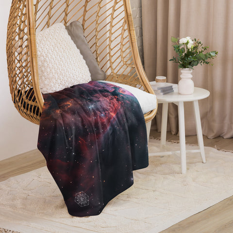 Carina Nebula Dreams Fluffy Blanket