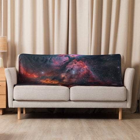 Carina Nebula Dreams Fluffy Blanket