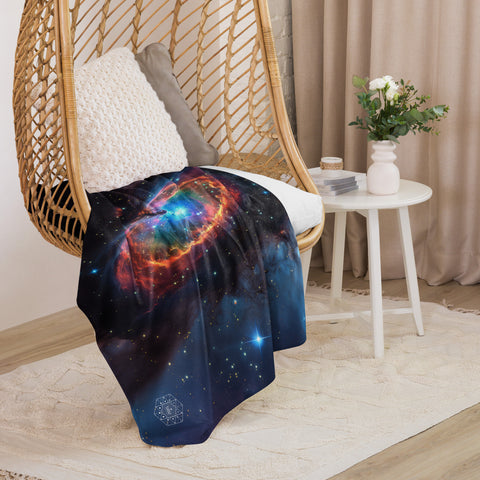 Cats Eye Nebula Dreams Fluffy Blanket