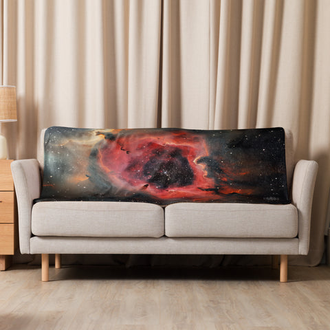 Cocoon Nebula Dreams Fluffy Blanket