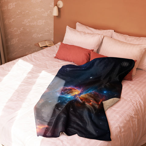 Crab Nebula Dreams Fluffy Blanket