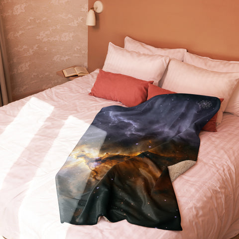 Eagle Nebula Dreams Fluffy Blanket