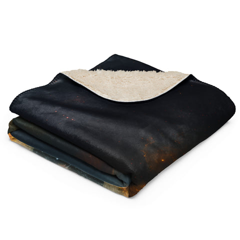 Eskimo Nebula Dreams Fluffy Blanket