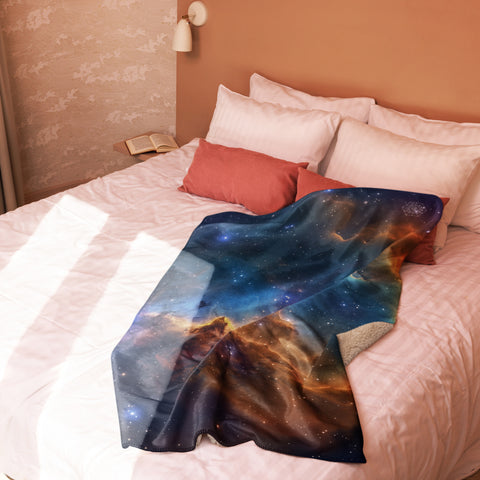 Seagull Nebula Dreams Fluffy Blanket