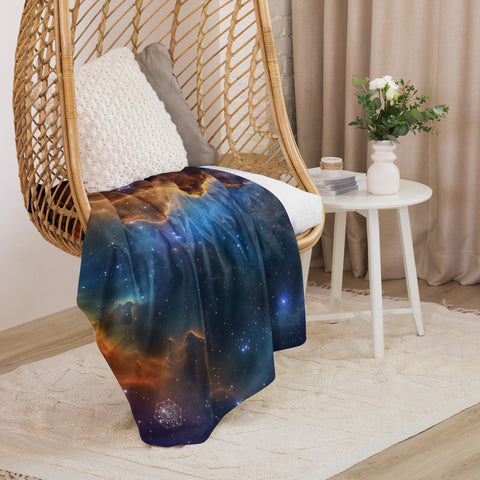 Seagull Nebula Dreams Fluffy Blanket