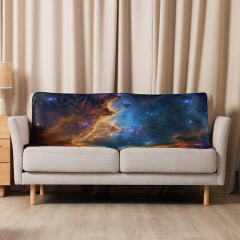 Seagull Nebula Dreams Fluffy Blanket