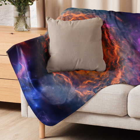 Spirograph Nebula Dreams Fluffy Blanket
