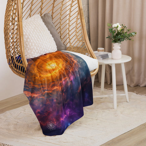 Spirograph Nebula Dreams Fluffy Blanket
