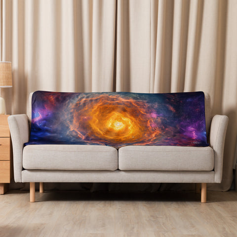Spirograph Nebula Dreams Fluffy Blanket
