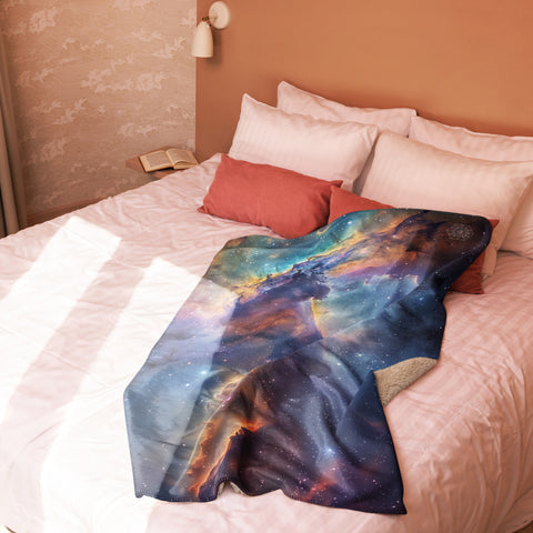Elephant Trunk Nebula Dreams Fluffy Blanket
