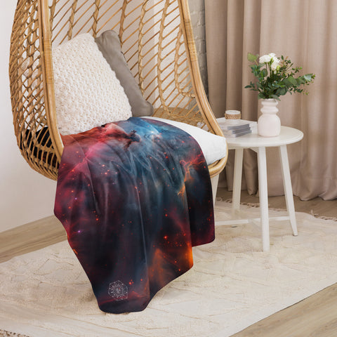 Trifid Nebula Dreams Fluffy Blanket