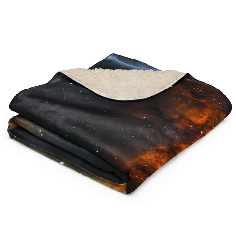 Tulip Nebula Dreams Fluffy Blanket