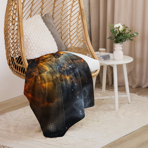 Tulip Nebula Dreams Fluffy Blanket