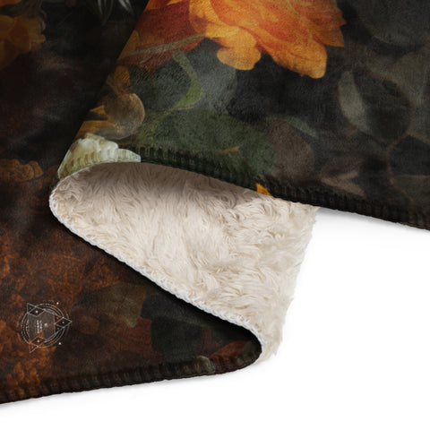 Anaconda Spirit Animal Sherpa Blanket