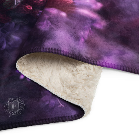 Bee Spirit Animal Sherpa Blanket