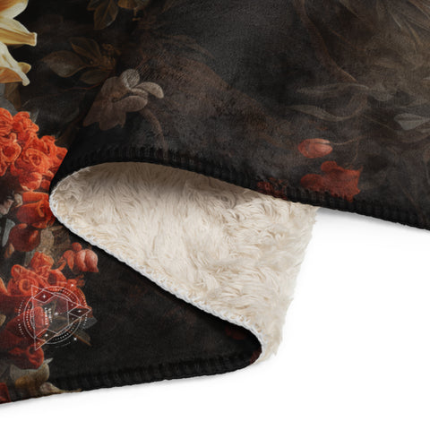 Dove Spirit Animal Sherpa Blanket