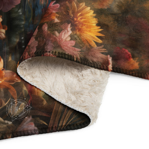 Elephant Spirit Animal Sherpa Blanket