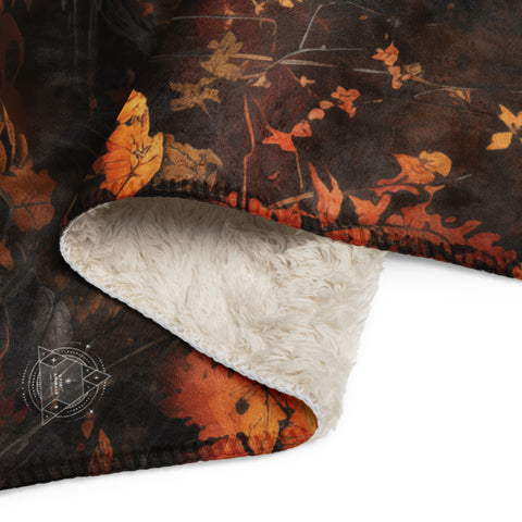 Elk Spirit Animal Sherpa Blanket