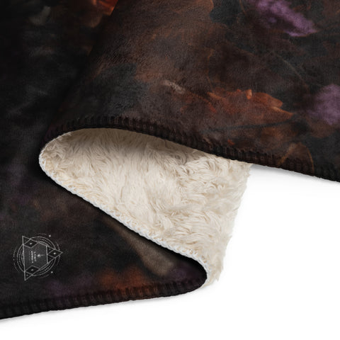 Fox Spirit Animal Sherpa Blanket