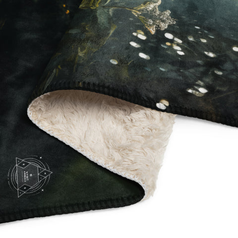 Gorilla Spirit Animal Sherpa Blanket