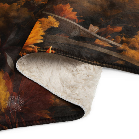 Kangaroo Spirit Animal Sherpa Blanket