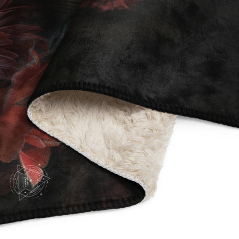 Tortoise Spirit Animal Sherpa Blanket