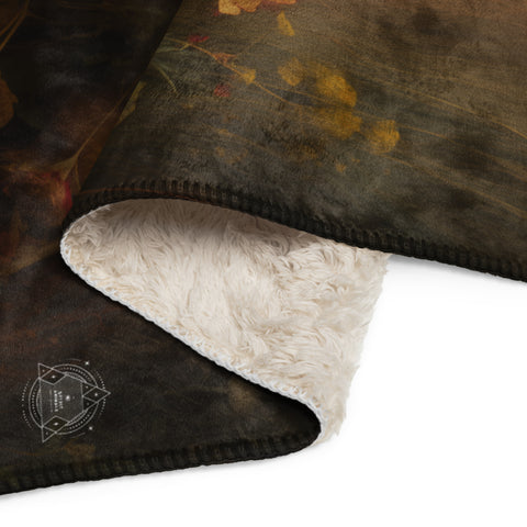 Wombat Spirit Animal Sherpa Blanket