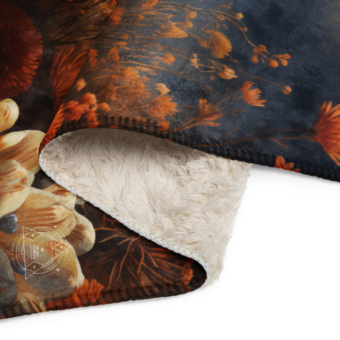 Gazelle Spirit Animal Sherpa Blanket