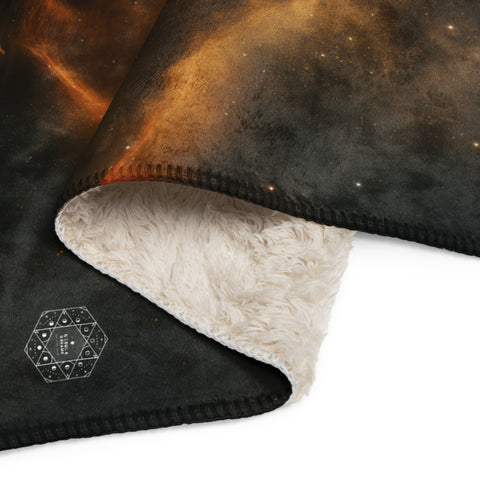 Butterfly Nebula Dreams Fluffy Blanket