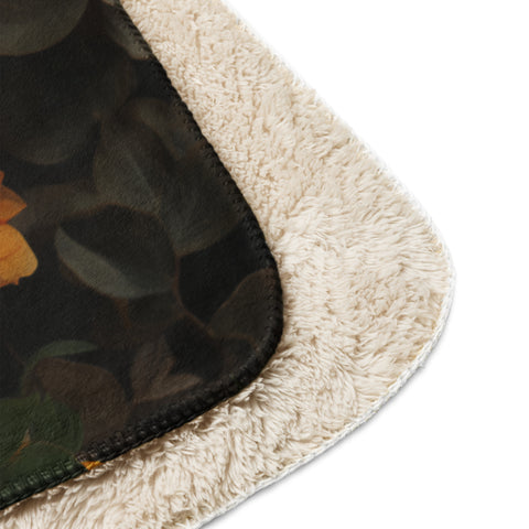 Anaconda Spirit Animal Sherpa Blanket