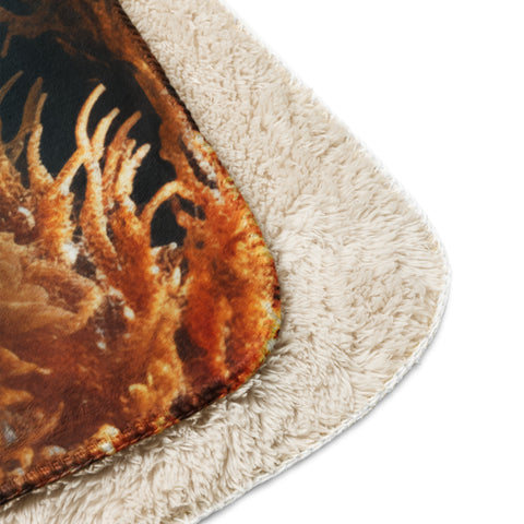 Dolphin Spirit Animal Sherpa Blanket
