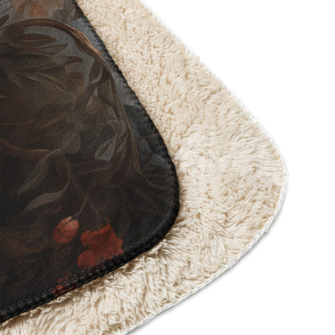 Dove Spirit Animal Sherpa Blanket