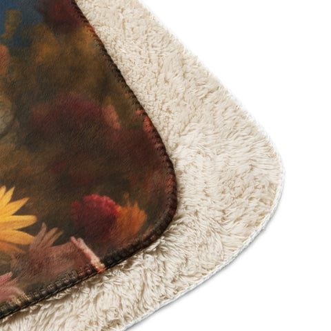 Elephant Spirit Animal Sherpa Blanket