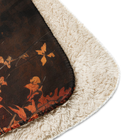 Elk Spirit Animal Sherpa Blanket