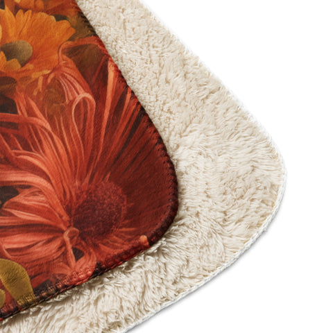 Emu Spirit Animal Sherpa blanket