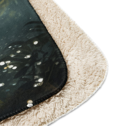 Gorilla Spirit Animal Sherpa Blanket