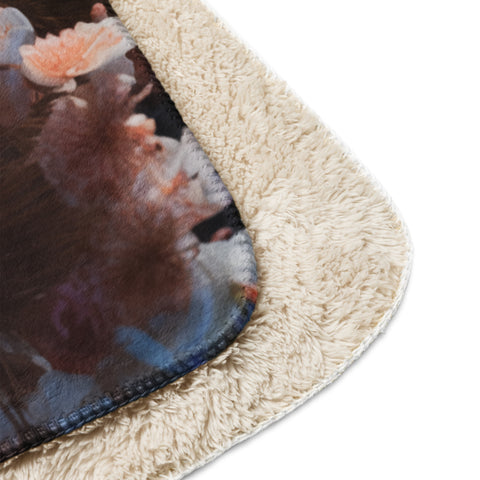 Hawk Spirit Animal Sherpa Blanket