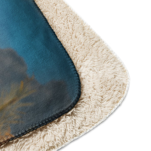 Komodo Dragon Spirit Animal Sherpa Blanket