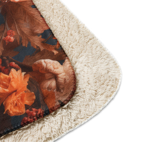 Kookaburra Spirit Animal Sherpa Blanket