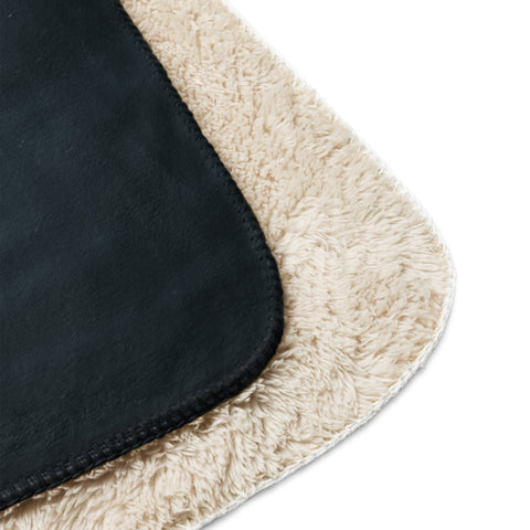 Moose Spirit Animal Sherpa Blanket