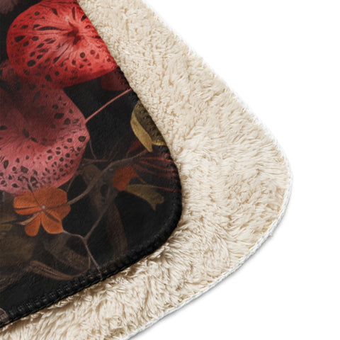 Octopus Spirit Animal Sherpa Blanket