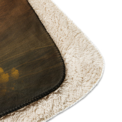 Wombat Spirit Animal Sherpa Blanket
