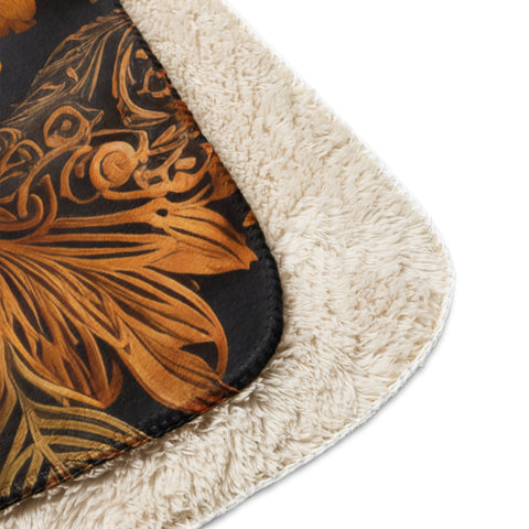 Beetle Spirit Animal Sherpa Blanket