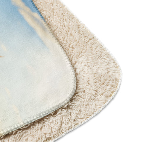 Rooster Spirit Animal Sherpa Blanket