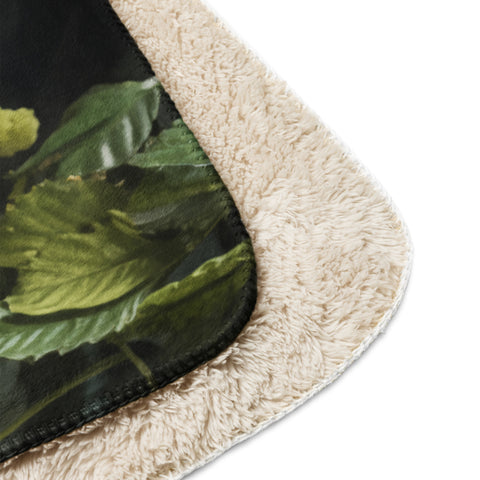 Sloth Spirit Animal Sherpa Blanket