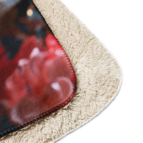 Spider Spirit Animal Sherpa Blanket