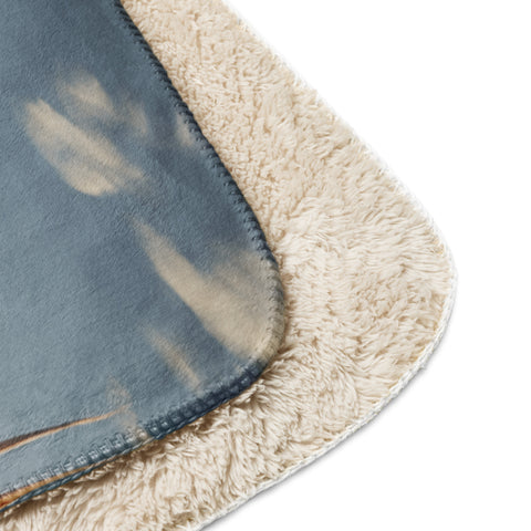 Arabian Oryx Spirit Animal Sherpa Blanket