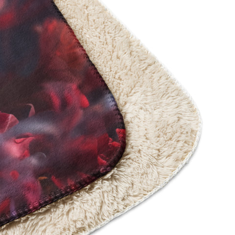 Flamingo Spirit Animal Sherpa Blanket